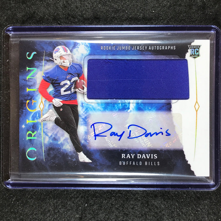 2024 Origins Football RAY DAVIS Rookie Jumbo Jersey Auto Base #RDA