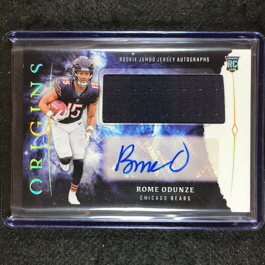 2024 Origins Football ROME ODUNZE Rookie Jumbo Jersey Auto Base #ROD