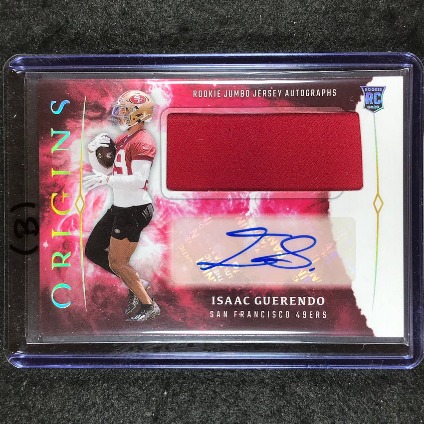 2024 Origins Football ISAAC GUERENDO Rookie Jumbo Jersey Auto Base #IGU (B)