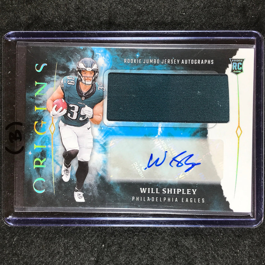2024 Origins Football WILL SHIPLEY Rookie Jumbo Jersey Auto Base #WSH (B)
