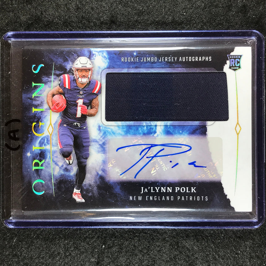 2024 Origins Football JA'LYNN POLK Rookie Jumbo Jersey Auto Base #JPO (A)
