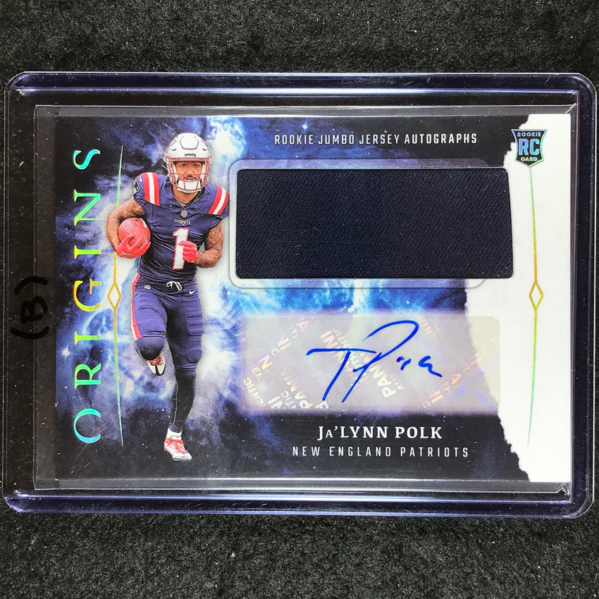 2024 Origins Football JA'LYNN POLK Rookie Jumbo Jersey Auto Base #JPO (B)
