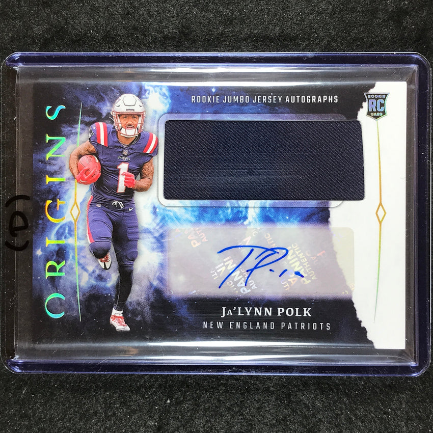 2024 Origins Football JA'LYNN POLK Rookie Jumbo Jersey Auto Base #JPO (D)