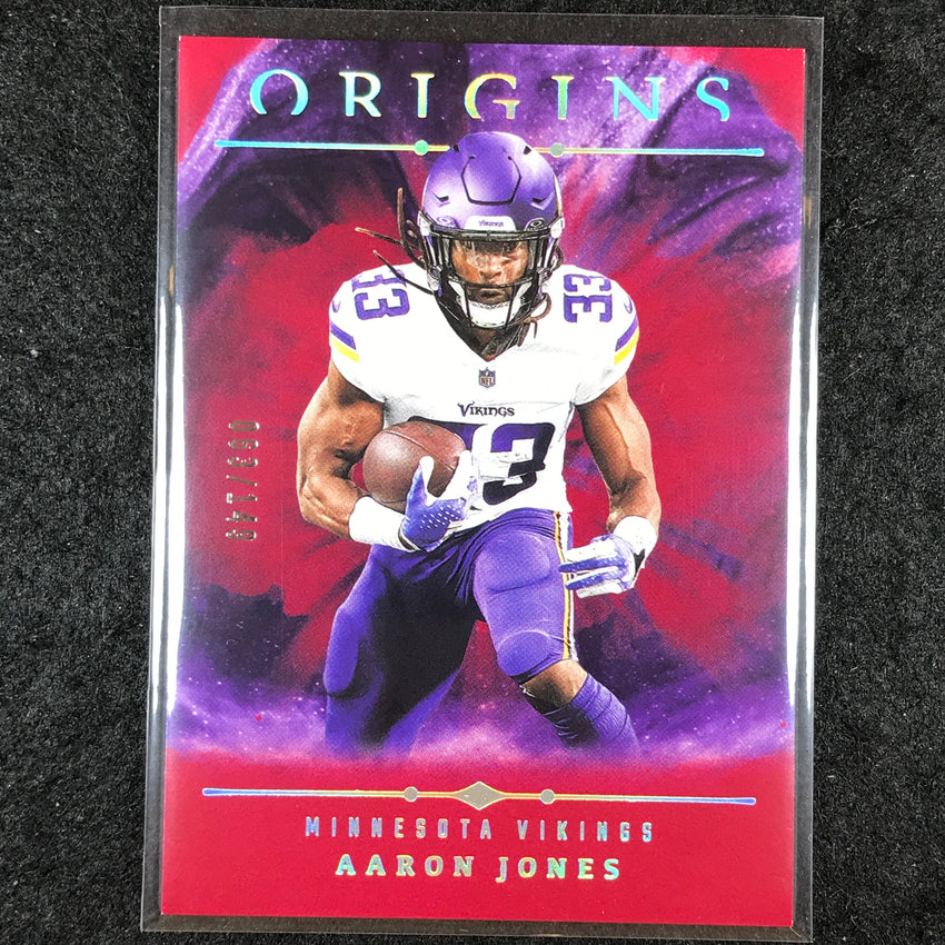 2024 Origins Football AARON JONES Base Red 63/149 #13