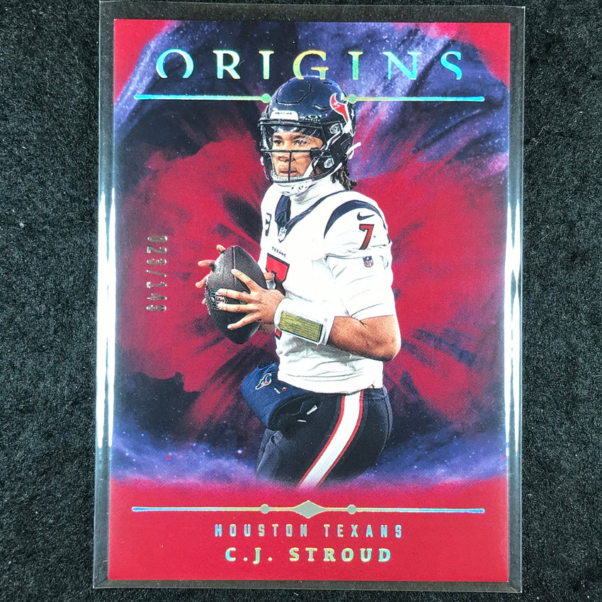2024 Origins Football C.J. STROUD Base Red 23/149 #30