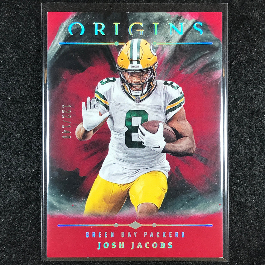 2024 Origins Football JOSH JACOBS Base Red 122/149 #34