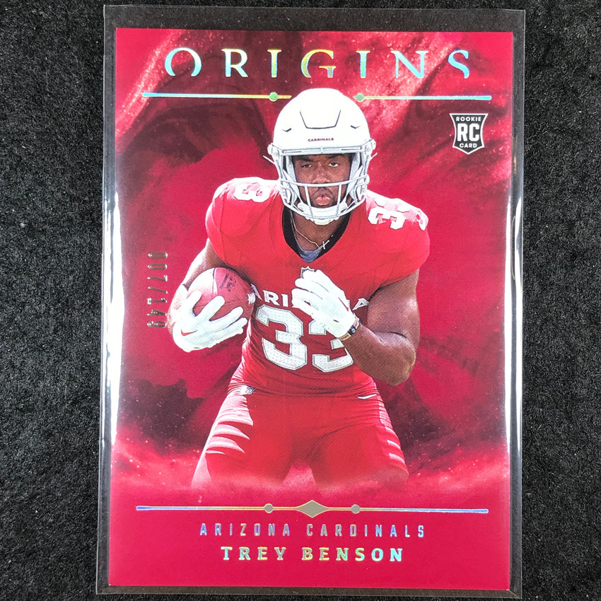2024 Origins Football TREY BENSON Rookie Base Red 7/149 #141