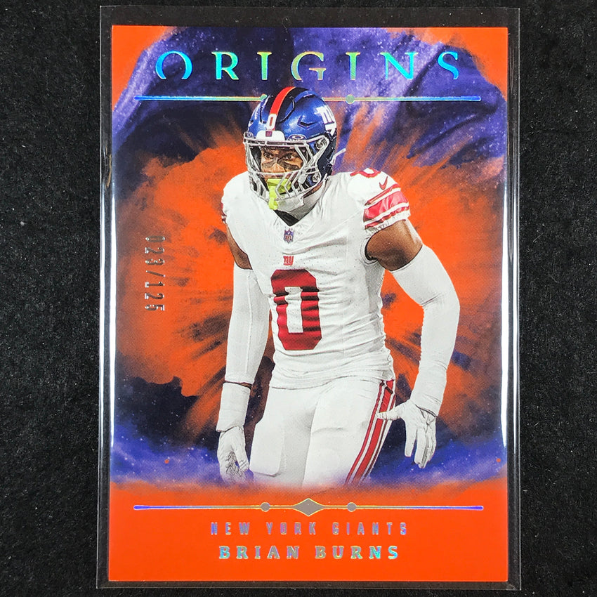 2024 Origins Football BRIAN BURNS Base Orange 23/125 #8