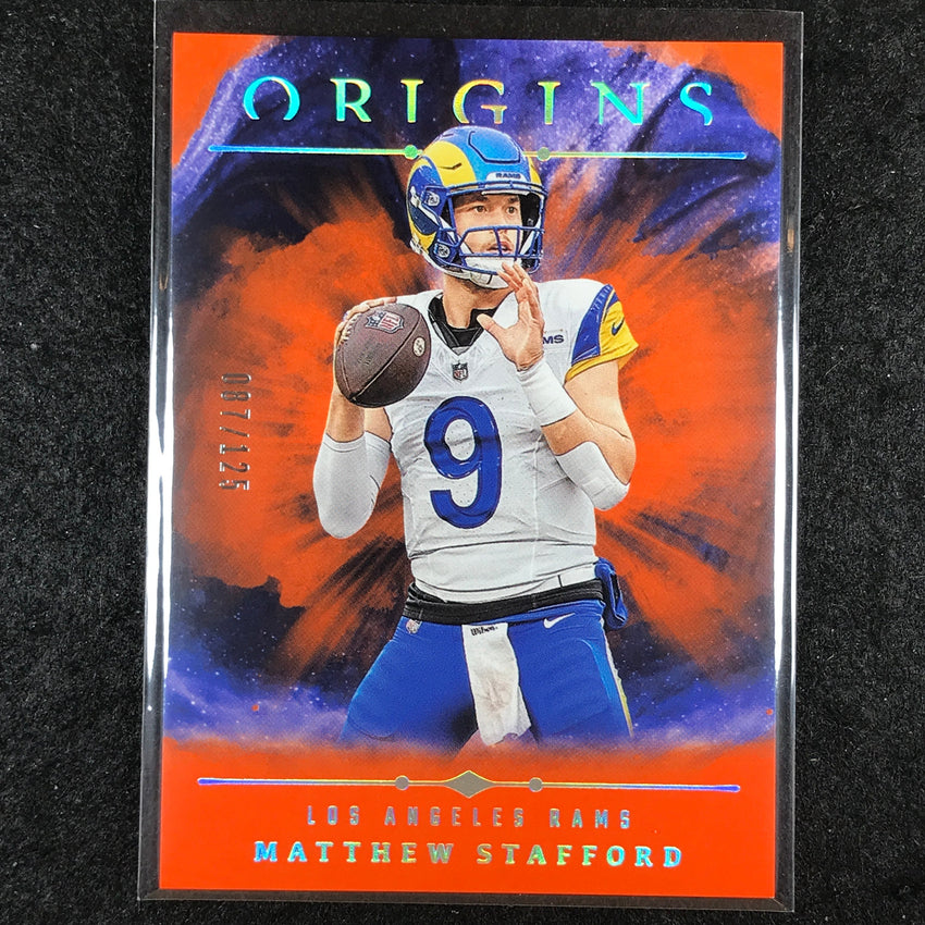 2024 Origins Football MATTHEW STAFFORD Base Orange 87/125 #55