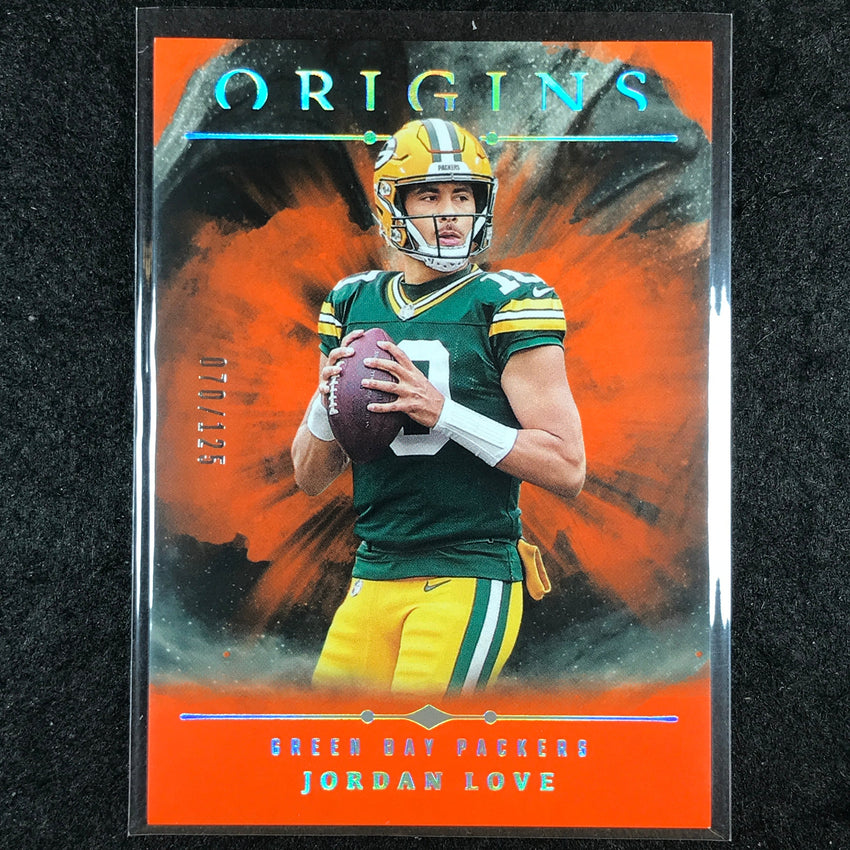 2024 Origins Football JORDAN LOVE Base Orange 70/125 #65