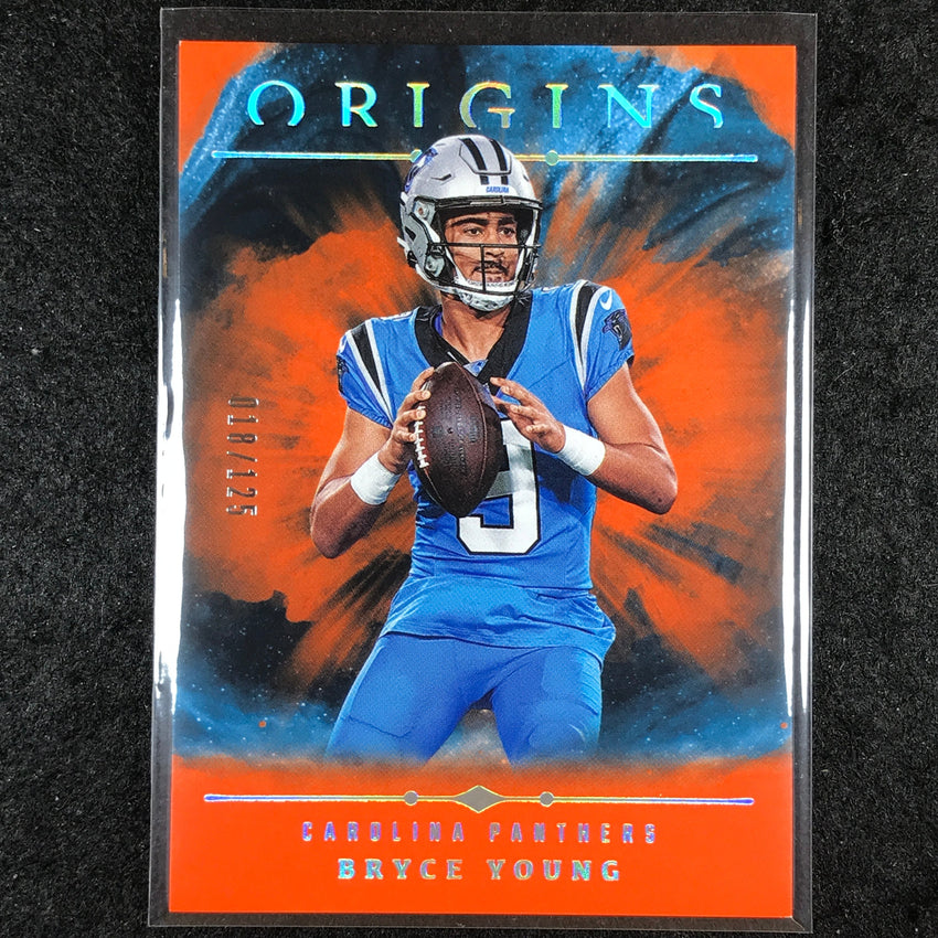 2024 Origins Football BRYCE YOUNG Base Orange 18/125 #100