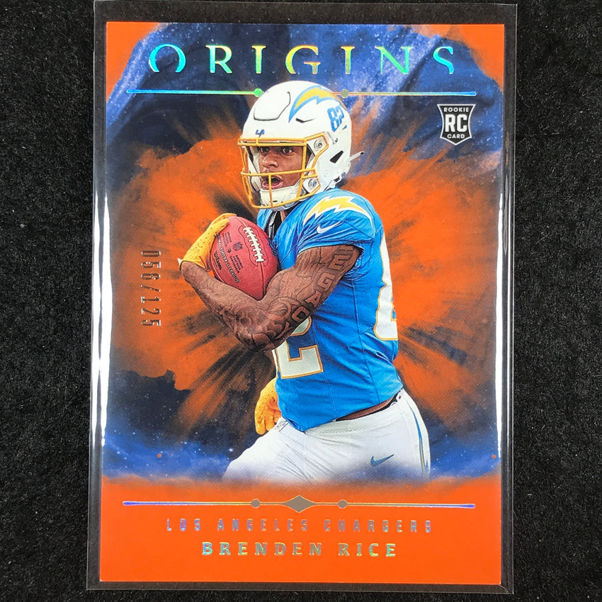 2024 Origins Football BRENDEN RICE Rookie Base Orange 56/125 #111