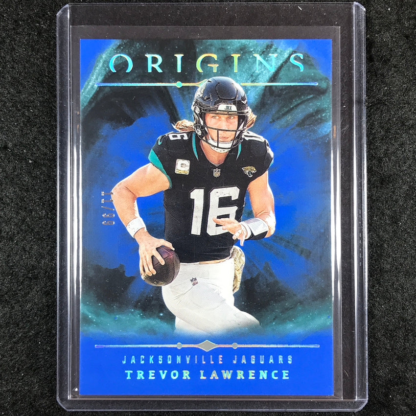 2024 Origins Football TREVOR LAWRENCE Base Blue 11/99 #80