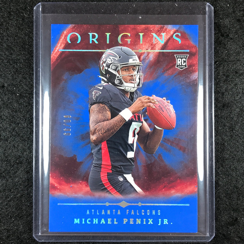 2024 Origins Football MICHAEL PENIX JR. Rookie Base Blue 60/99 #124