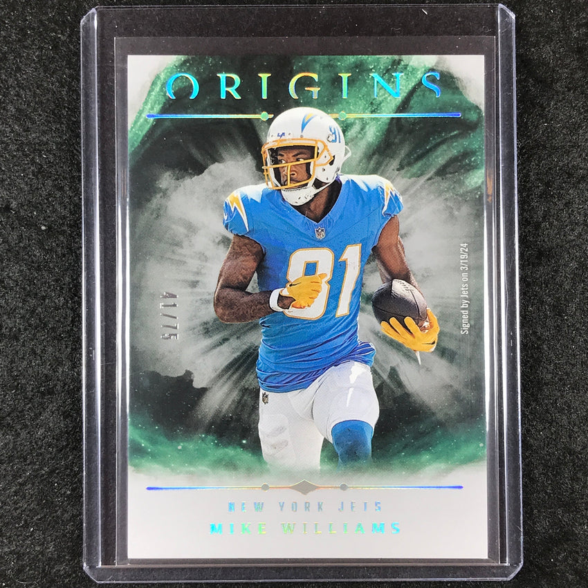 2024 Origins Football MIKE WILLIAMS Base Silver 41/75 #46