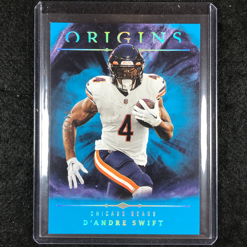 2024 Origins Football D'ANDRE SWIFT Base Turquoise 4/50 #7