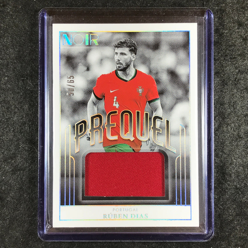 2024-25 Noir Soccer RUBEN DIAS Prequel Materials Jersey Relic 50/65