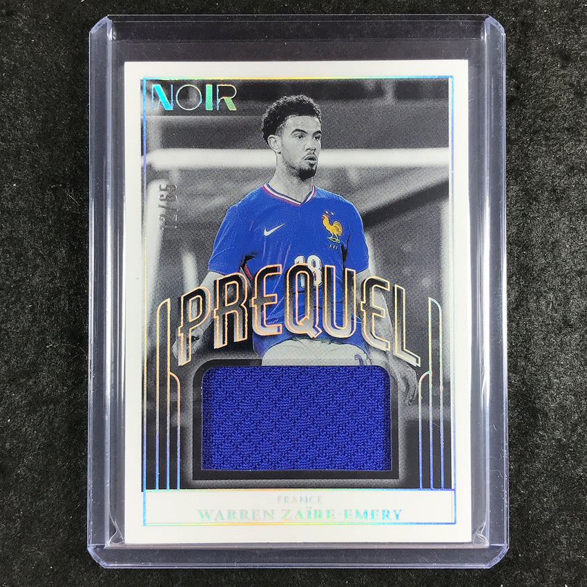 2024-25 Noir Soccer WARREN ZAIRE-EMERY Prequel Materials Jersey Relic 12/65