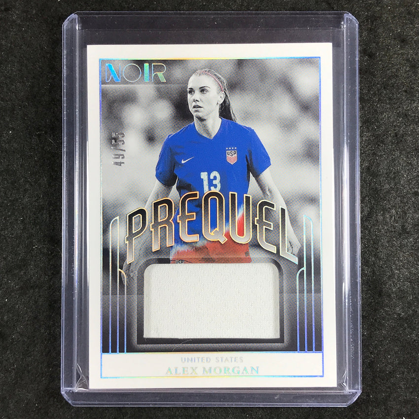 2024-25 Noir Soccer ALEX MORGAN Prequel Materials Jersey Relic 49/55