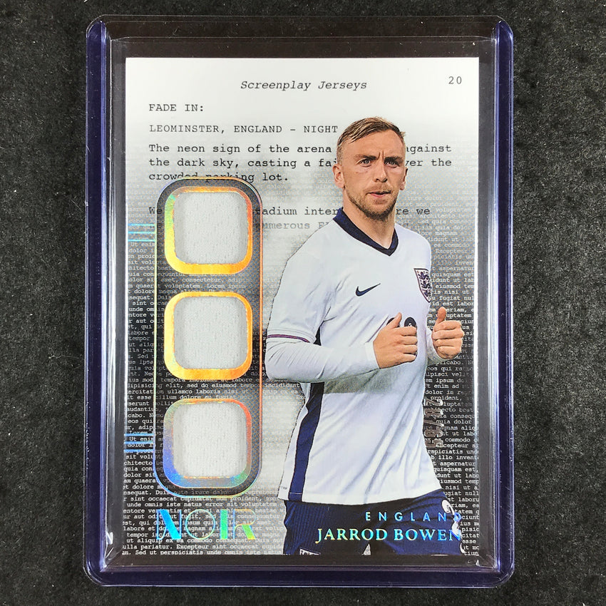2024-25 Noir Soccer JARROD BOWEN Screenplay Jerseys Relic 28/65