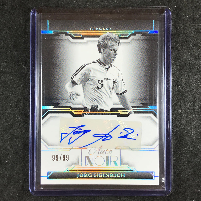 2024-25 Noir Soccer JORG HEINRICH Auto Noir Black and White 99/99