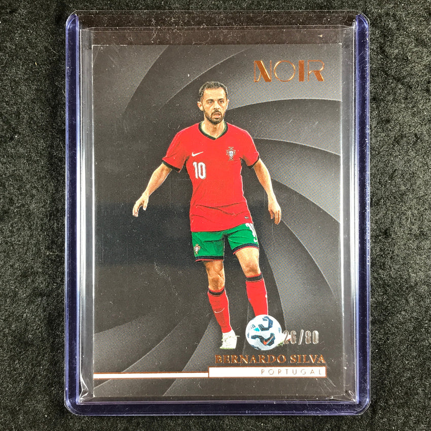 2024-25 Noir Soccer BERNARDO SILVA Vertical Base Bronze 26/80 #85