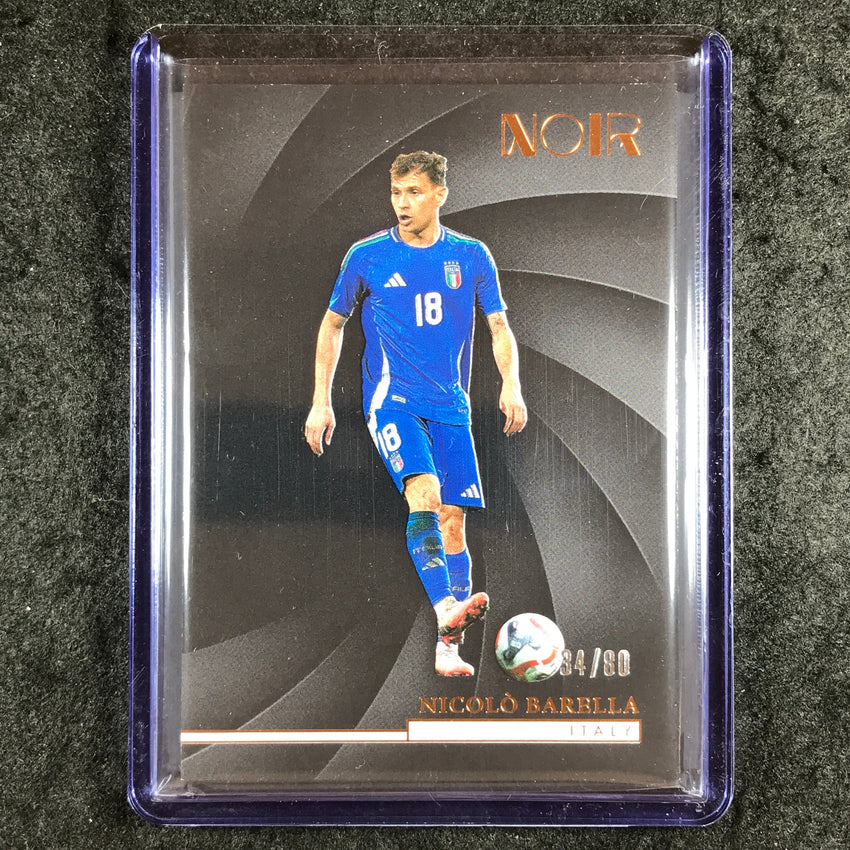 2024-25 Noir Soccer NICOLO BARELLA Vertical Base Bronze 34/80 #90