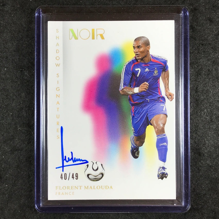 2024-25 Noir Soccer FLORENT MALOUDA Shadow Signatures Auto Gold 40/49