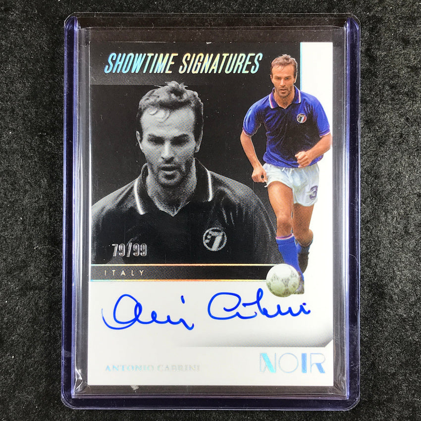 2024-25 Noir Soccer ANTONIO CABRINI Showtime Signatures Auto 79/99