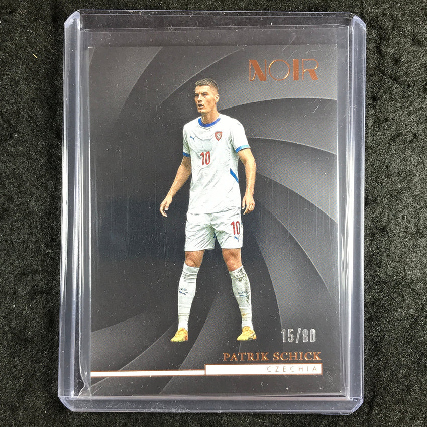 2024-25 Noir Soccer PATRIK SCHICK Vertical Base Bronze 15/80 #93