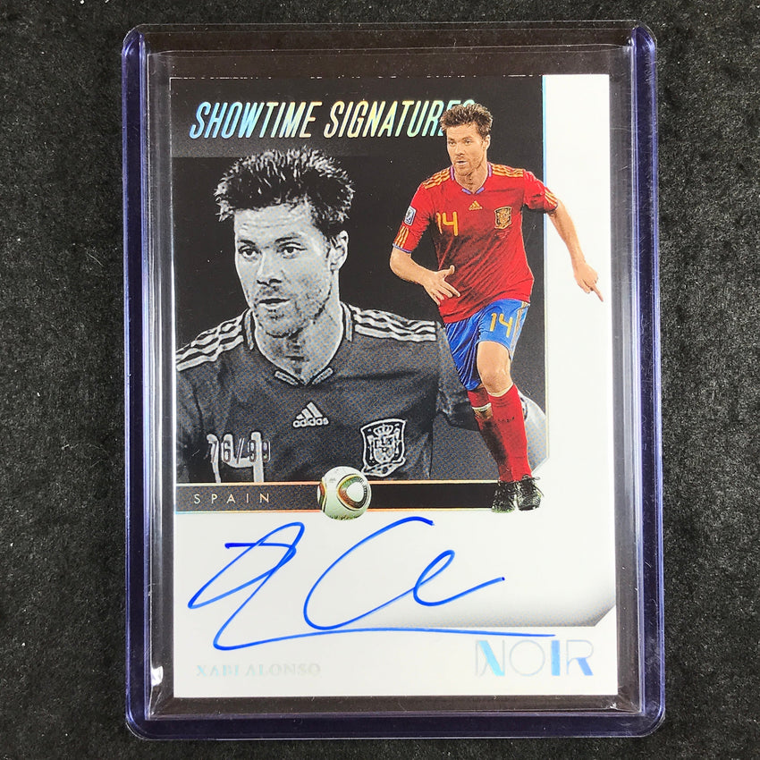 2024-25 Noir Soccer XABI ALONSO Showtime Signatures Auto 76/99