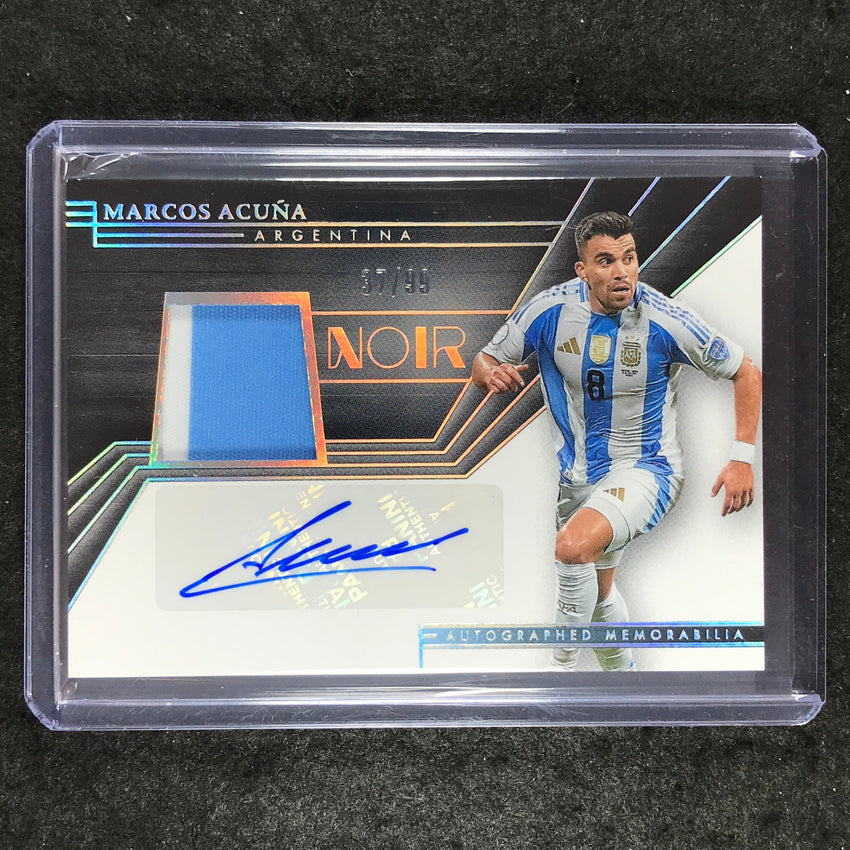 2024-25 Noir Soccer MARCOS ACUNA Autographed Memorabilia Color 37/99