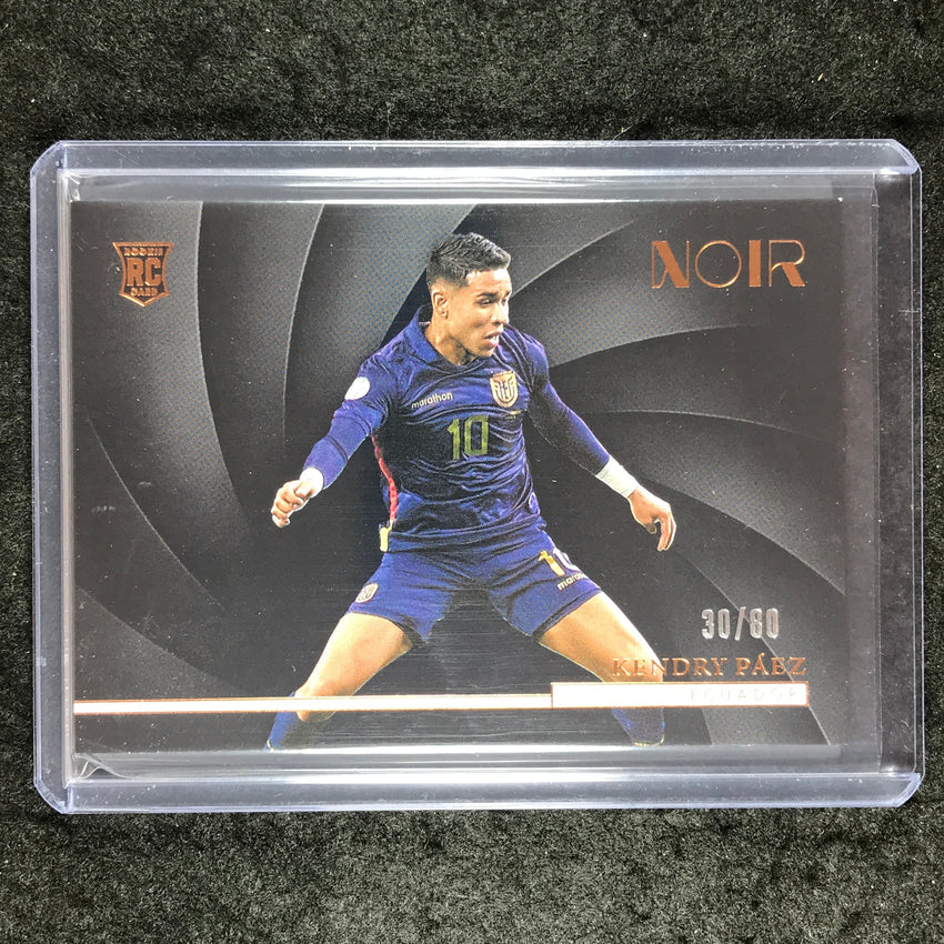 2024-25 Noir Soccer KENDRY PAEZ Rookie Horizontal Base Bronze 30/80 #101