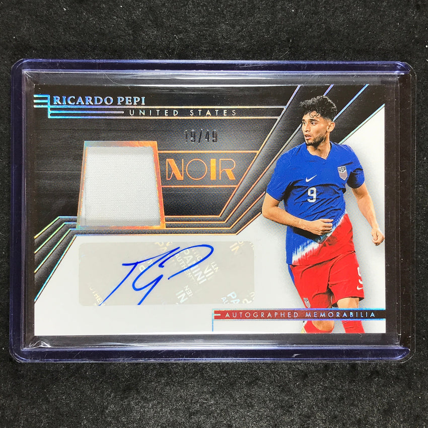 2024-25 Noir Soccer RICARDO PEPI Autographed Memorabilia Color 19/49