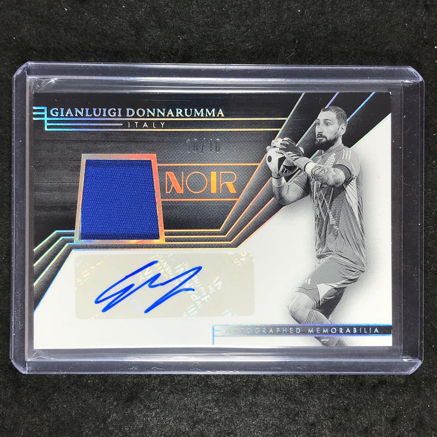 2024-25 Noir Soccer GIANLUIGI DONNARUMMA Auto Memorabilia Black and White 10/10