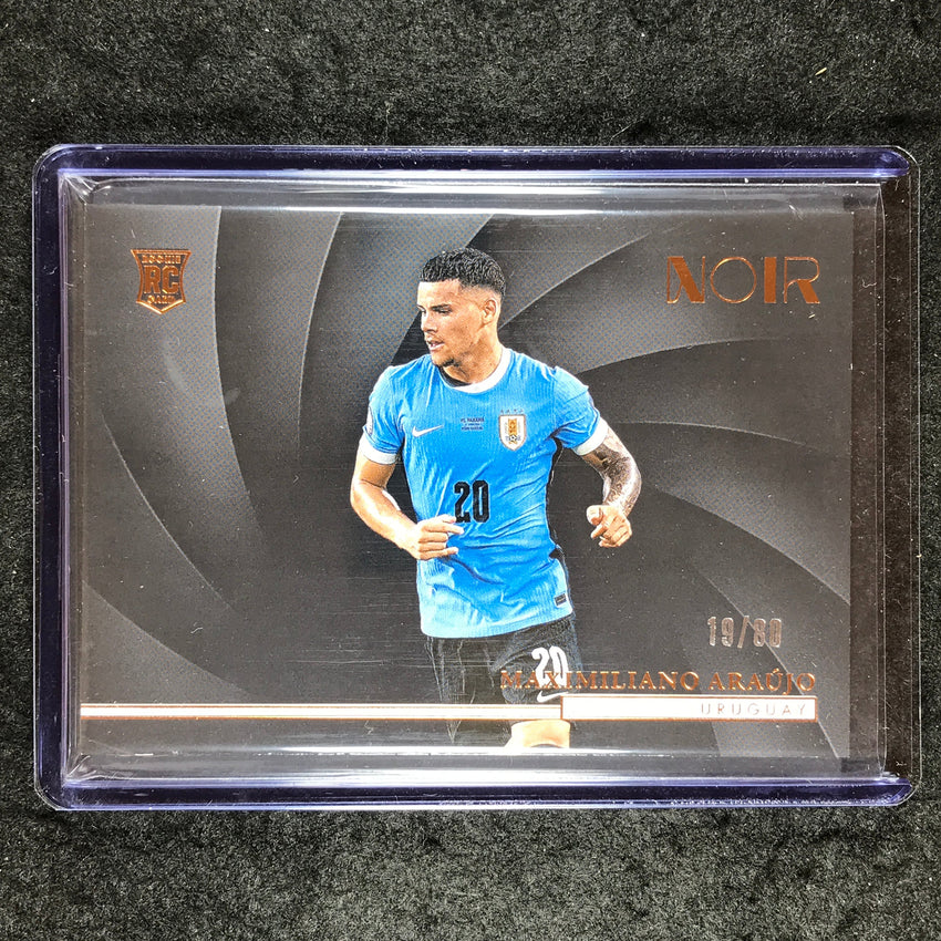 2024-25 Noir Soccer MAXIMILIANO ARAUJO Rookie Horizontal Base Bronze 19/80 #119