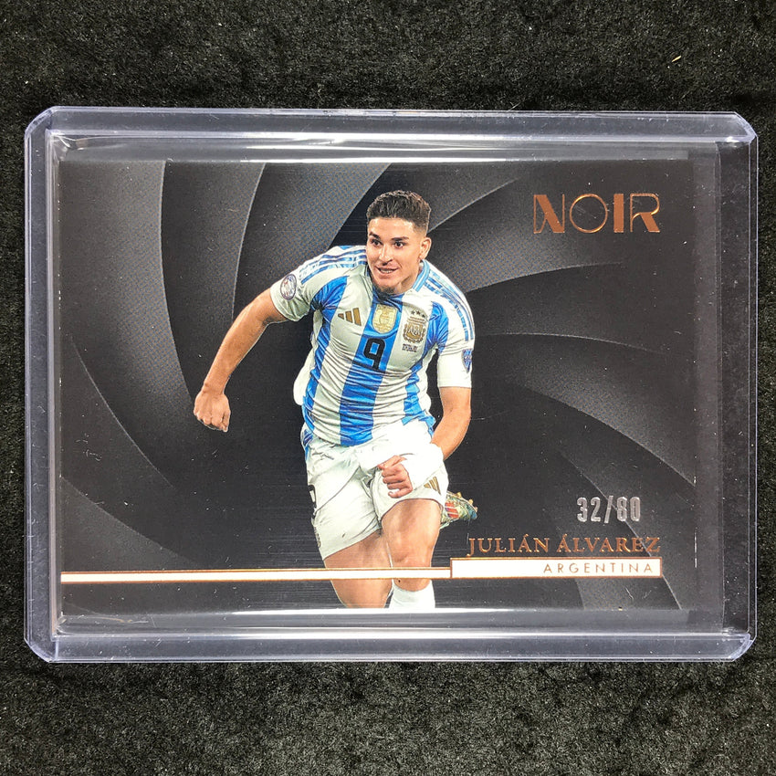 2024-25 Noir Soccer JULIAN ALVAREZ Horizontal Base Bronze 32/80 #152