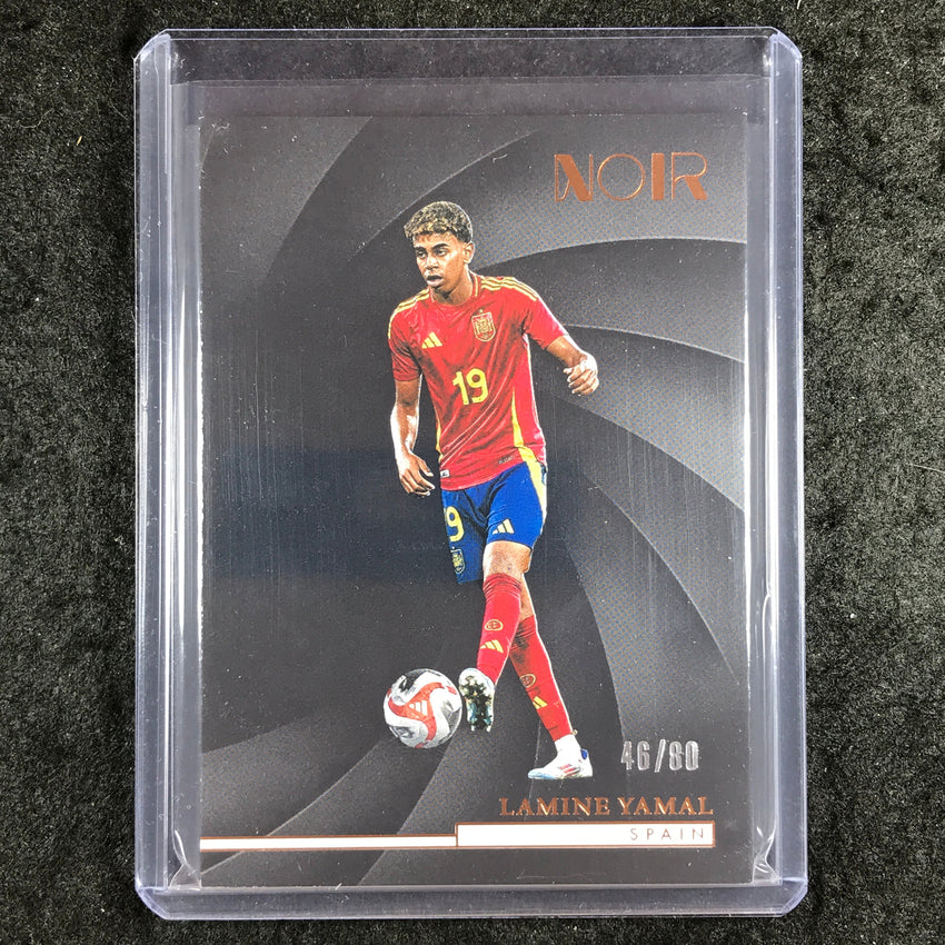 2024-25 Noir Soccer LAMINE YAMAL Vertical Base Bronze 46/80 #16