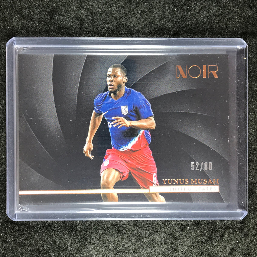 2024-25 Noir Soccer YUNUS MUSAH Horizontal Base Bronze 52/80 #165