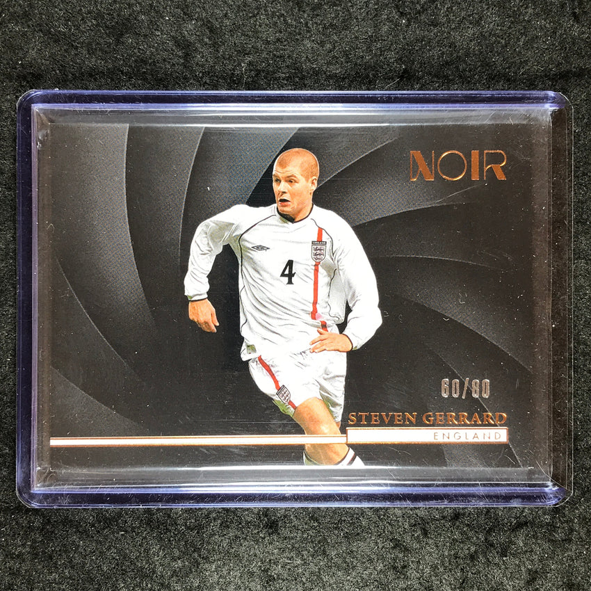 2024-25 Noir Soccer STEVEN GERRARD Horizontal Base Bronze 60/80 #198