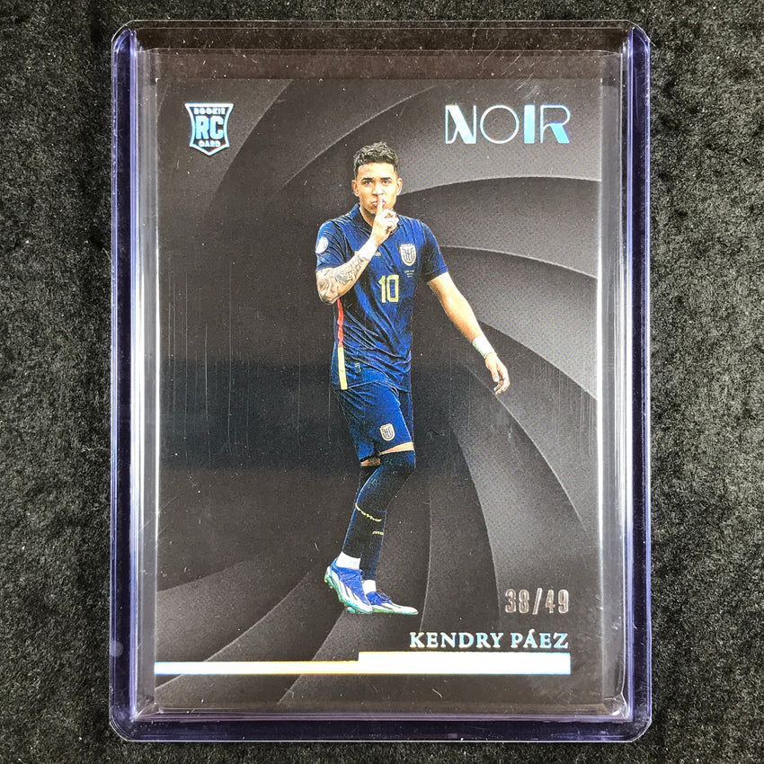 2024-25 Noir Soccer KENDRY PAEZ Rookie Vertical Base Holo Silver 38/49 #2