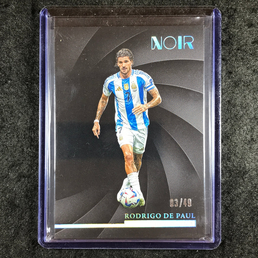 2024-25 Noir Soccer RODRIGO DE PAUL Vertical Base Holo Silver 3/49 #46