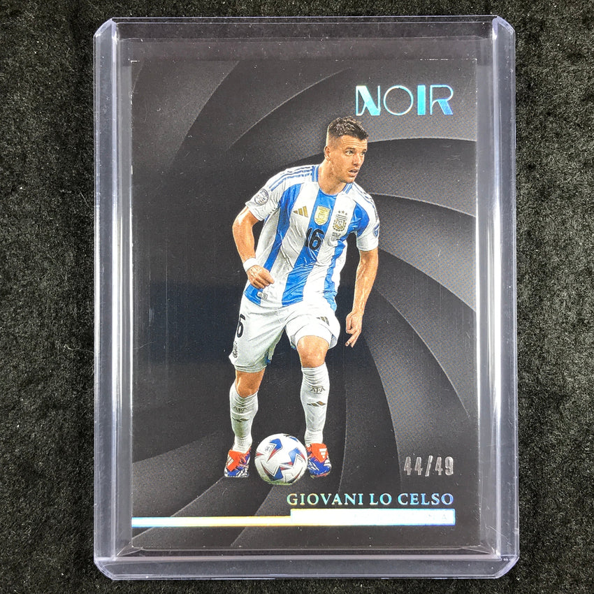 2024-25 Noir Soccer GIOVANI LO CELSO Vertical Base Holo Silver 44/49 #51