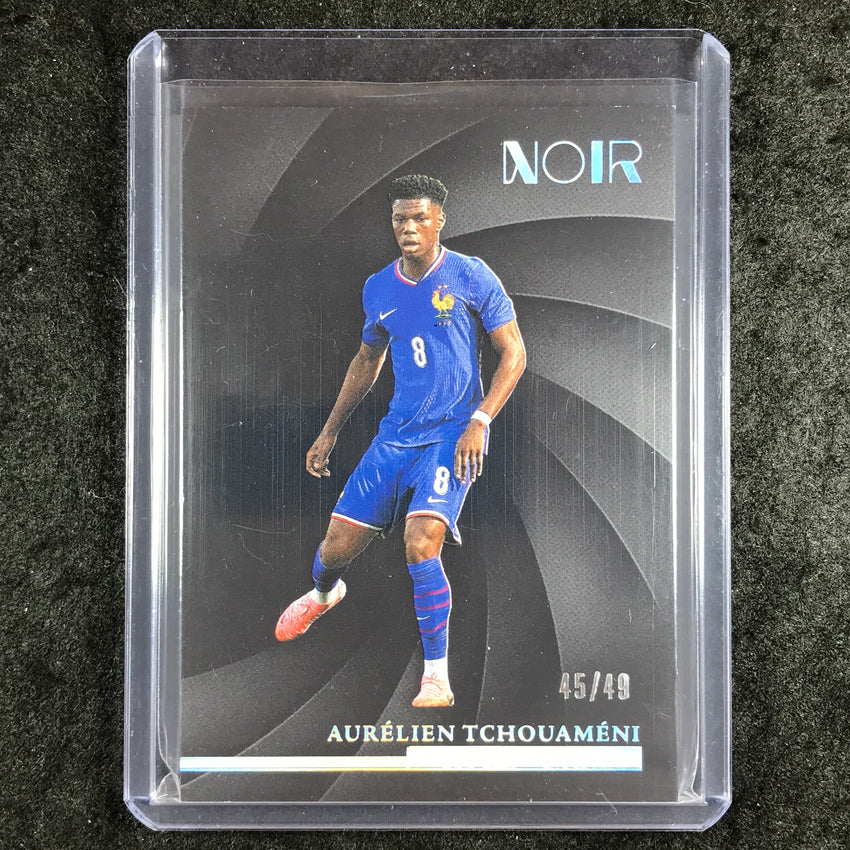 2024-25 Noir Soccer AURELIEN TCHOUAMENI Vertical Base Holo Silver 45/49 #59