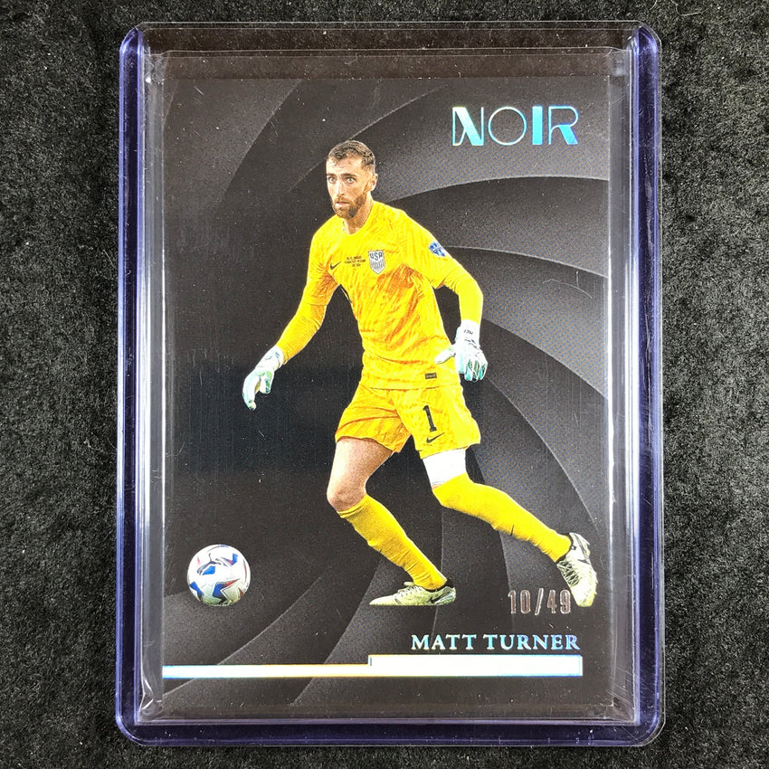 2024-25 Noir Soccer MATT TURNER Vertical Base Holo Silver 10/49 #64