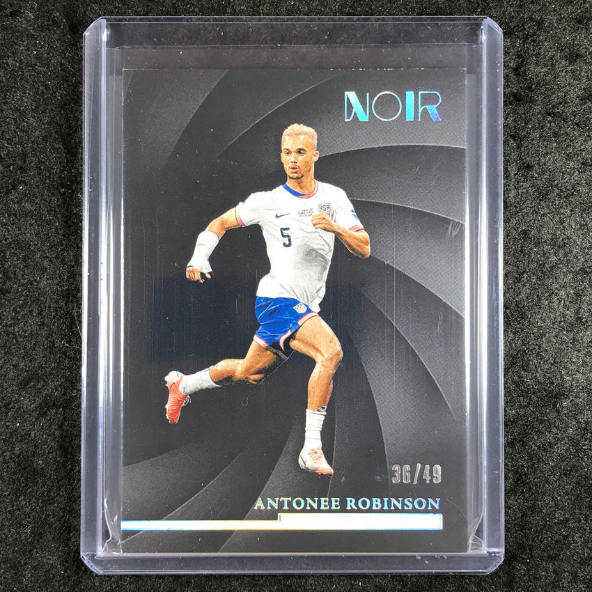 2024-25 Noir Soccer ANTONEE ROBINSON Vertical Base Holo Silver 36/49 #65