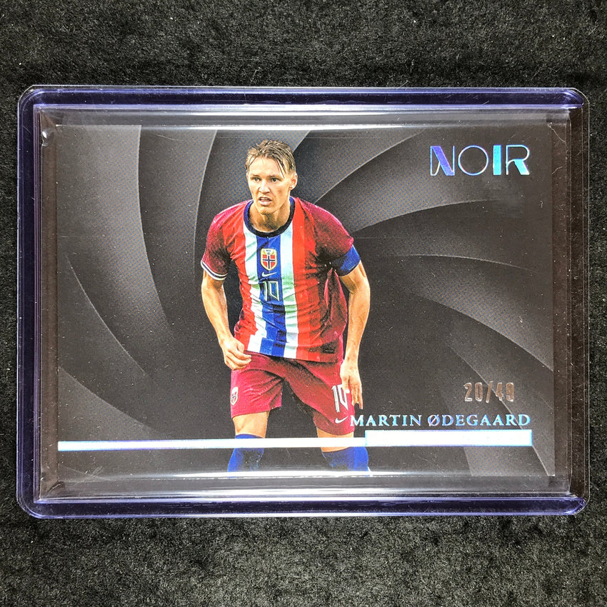 2024-25 Noir Soccer MARTIN ODEGAARD Horizontal Base Holo Silver 20/49 #104