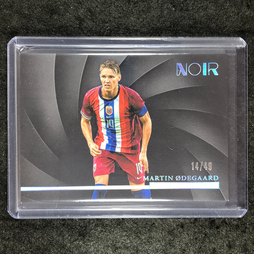 2024-25 Noir Soccer MARTIN ODEGAARD Horizontal Base Holo Silver 14/49 #104