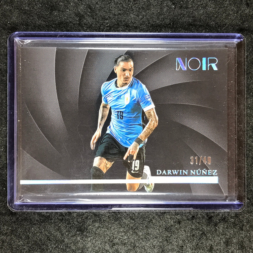 2024-25 Noir Soccer DARWIN NUNEZ Horizontal Base Holo Silver 31/49 #118