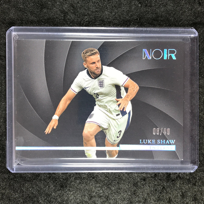 2024-25 Noir Soccer LUKE SHAW Horizontal Base Holo Silver 8/49 #173